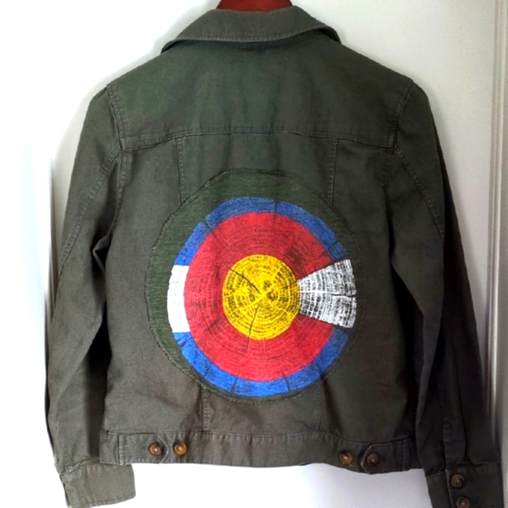Colorado State emblem jacket